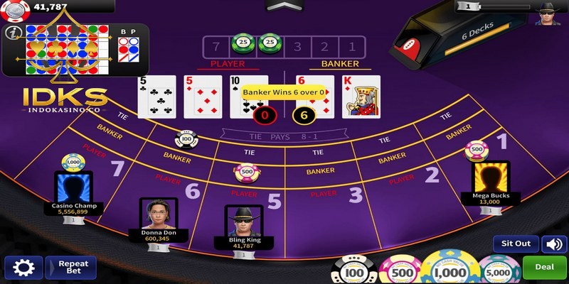 Langkah panduan cara main baccarat yang benar